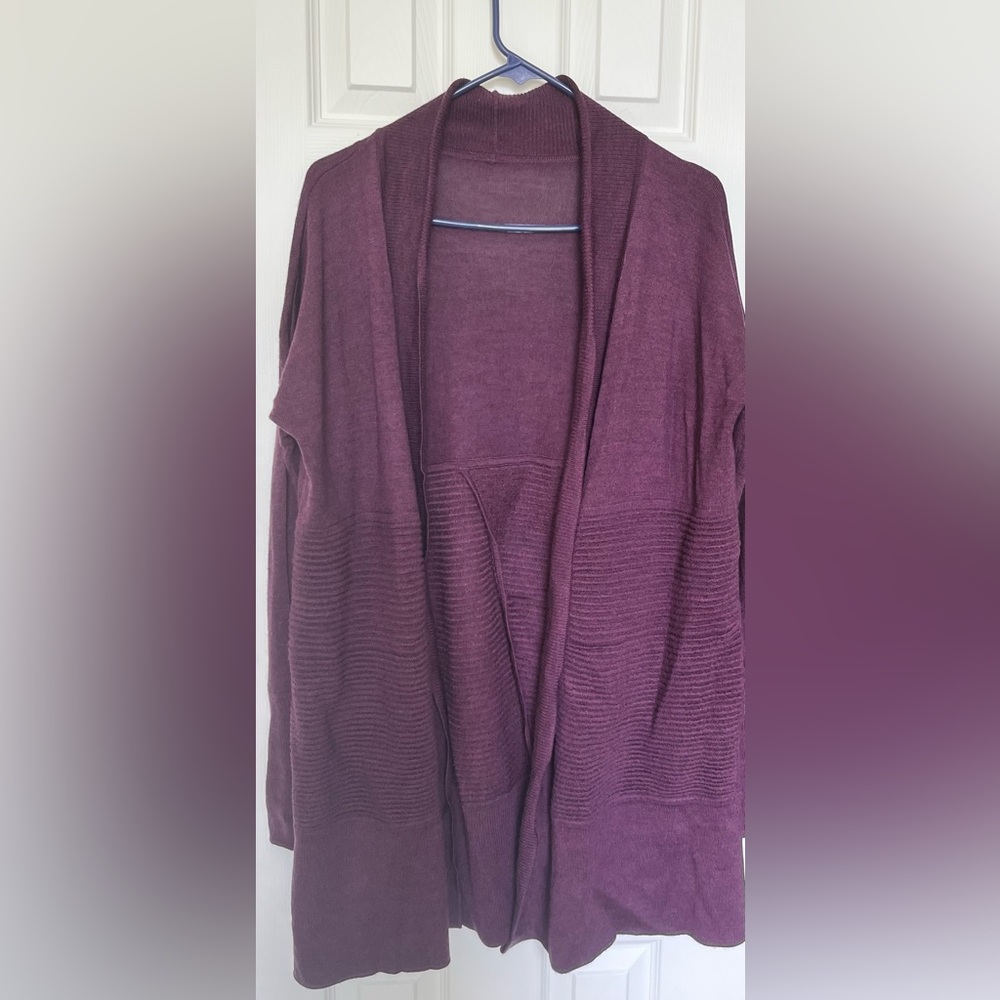 Lululemon Women's Purple Cardigan Sweater